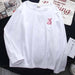 Kpopshop Originals - T-shirts Rainbow Striped Soft Loose Embroidery T-shirt  (4) - Kpopshop
