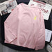 Kpopshop Originals - T-shirts Rainbow Striped Soft Loose Embroidery T-shirt  (4) - Kpopshop