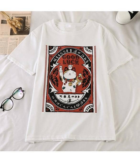 Kpopshop Originals - korean Stripped New for Women tees Tops embroidery 90's girls  Streetwear - Kpopshop