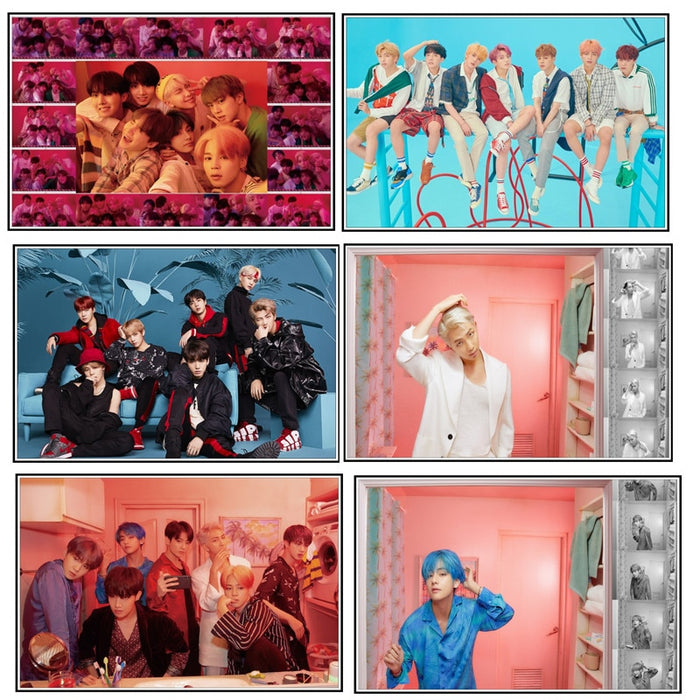 kpop Bangtan boys poster,jungkook,rm,v,jimin,jin,suga,j-hope,2020new decoration painting hd photo wall sticker home decor