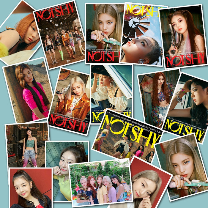 kpop ITZY photocard New photo album Not Shy k-pop ITZY Cards