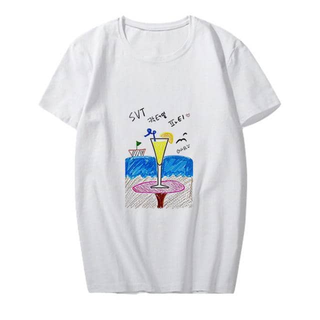 Kpop Newest kpop Seventeen 4th Commemoration Graffiti Short sleeve printed T-shirt kpop kawaii T shirt korean clothes funny t shirts tops that you'll fall in love with. At an affordable price at KPOPSHOP, We sell a variety of kpop Seventeen 4th Commemoration Graffiti Short sleeve printed T-shirt kpop kawaii T shirt korean clothes funny t shirts tops with Free Shipping.