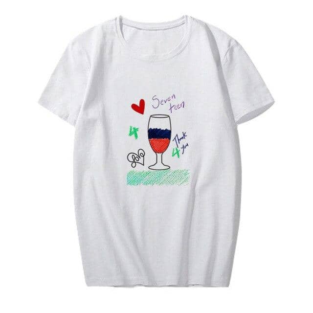 Kpop Newest kpop Seventeen 4th Commemoration Graffiti Short sleeve printed T-shirt kpop kawaii T shirt korean clothes funny t shirts tops that you'll fall in love with. At an affordable price at KPOPSHOP, We sell a variety of kpop Seventeen 4th Commemoration Graffiti Short sleeve printed T-shirt kpop kawaii T shirt korean clothes funny t shirts tops with Free Shipping.