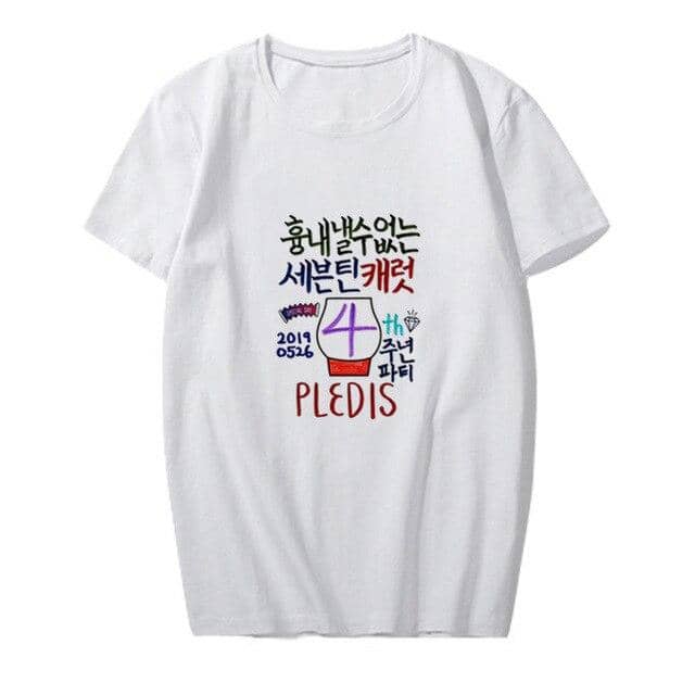 Kpop Newest kpop Seventeen 4th Commemoration Graffiti Short sleeve printed T-shirt kpop kawaii T shirt korean clothes funny t shirts tops that you'll fall in love with. At an affordable price at KPOPSHOP, We sell a variety of kpop Seventeen 4th Commemoration Graffiti Short sleeve printed T-shirt kpop kawaii T shirt korean clothes funny t shirts tops with Free Shipping.