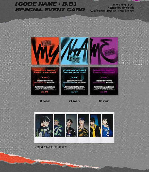Kpop Album ONF - THE FIRST ALBUM [ONF:MY NAME]
