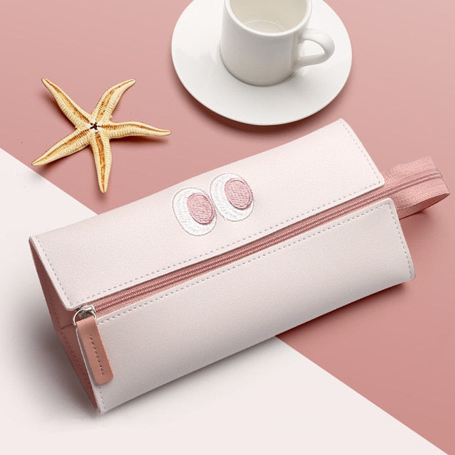 pencil case cases cute popular Korean Stationery 2020 Pen Bag pouch material escolar Kawaii School supplies High capacity