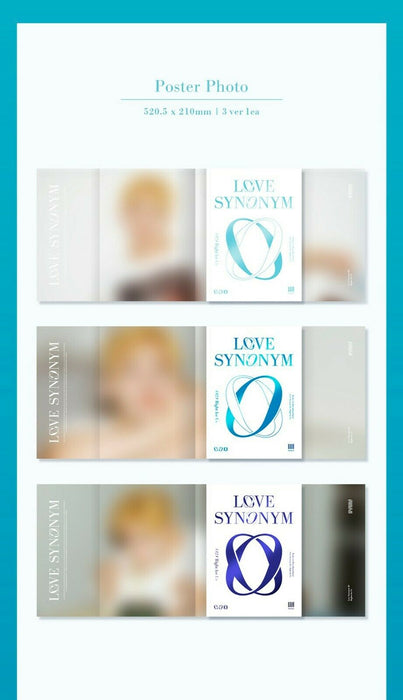 Kpop Album WONHO - [ Love Synonym #2 : Right for Us ] Part. 2 Album