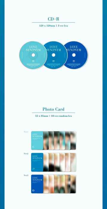 Kpop Album WONHO - [ Love Synonym #2 : Right for Us ] Part. 2 Album