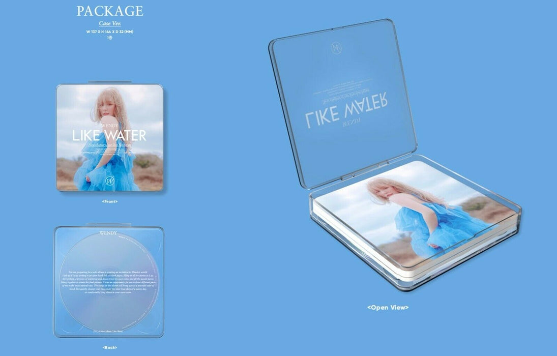 KPop Album WENDY RED VELVET 1st Mini Album [Like Water]