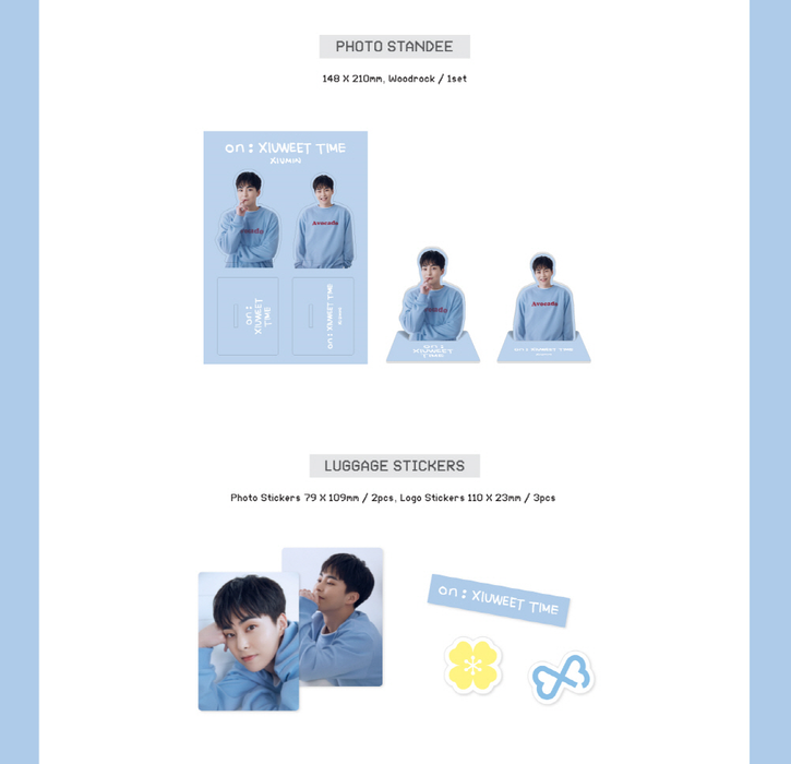 [PRE-ORDER] - EXO XIUMIN - ON : XIUWEET TIME PHOTO STORY BOOK