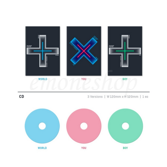 [PRE-ORDER]- TXT - ALBUM [THE CHAOS CHAPTER : FREEZE] [ WORLD ver. / YOU ver. / BOY ver. ]