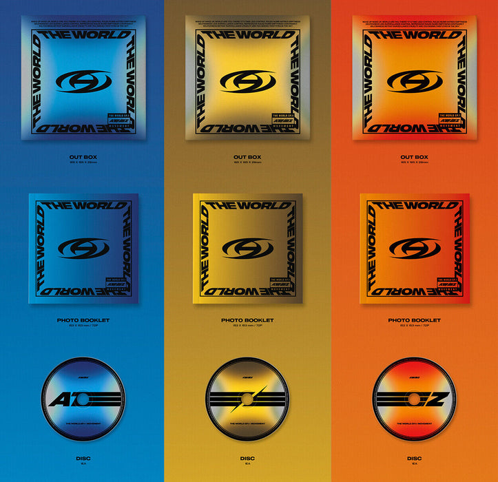 [PRE-ORDER] ATEEZ - THE WORLD EP.1 : MOVEMENT 3Ver SET