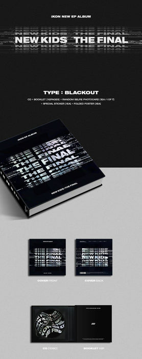 Kpop Album -iKON Mini Album [NEW KIDS : THE FINAL] Random Ver