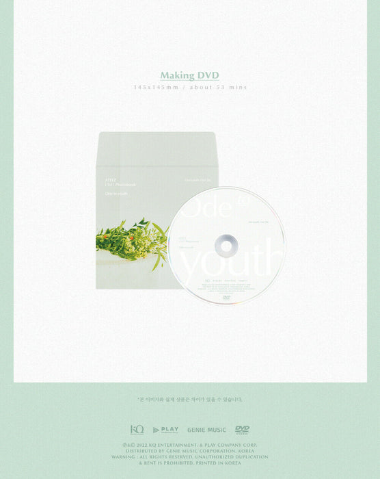 [PRE-ORDER ] ATEEZ - 1ST PHOTOBOOK [ODE TO YOUTH]