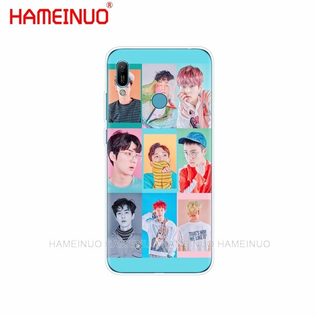 EXO Silicon phone cover case for huawei Y5 Y6 Y7 Y9 PRO PRIME 2019 honor 8s 8a 20 LITE PRO 10i view 20 V20 Kpop exo Lucky one
