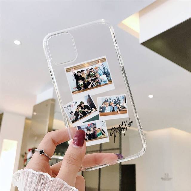 stray kids boy group kpop Phone Case For iphone 13 12 11 8 7 plus mini x xs xr pro max Transparent soft art tickets coque