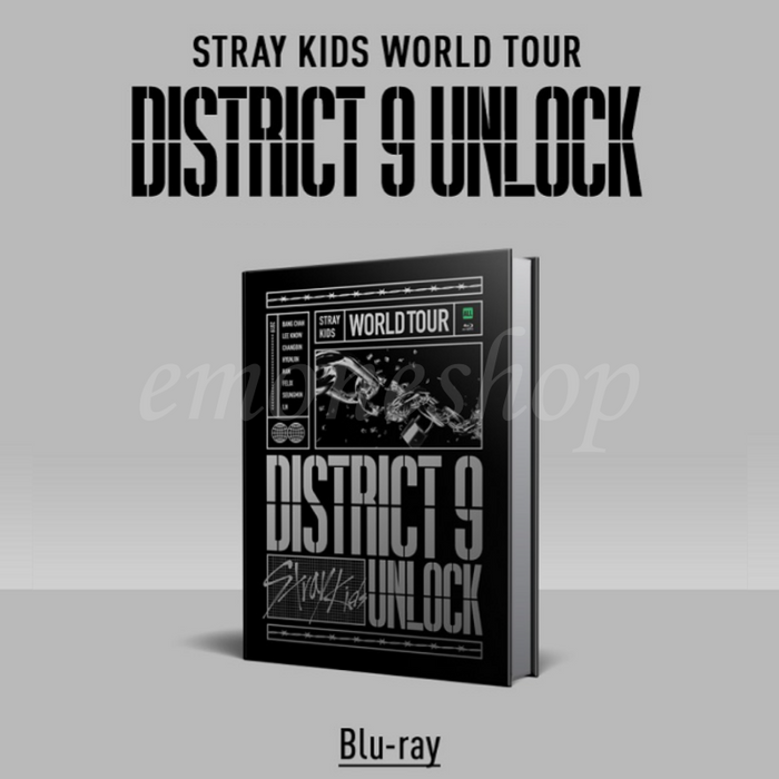 KPop Album STRAY KIDS [ District 9 : Unlock - in SEOUL ] WORLD TOUR DVD / BLU-RAY