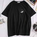 Kpopshop Originals - T-shirts Rainbow Striped Soft Loose Embroidery T-shirt - Kpopshop
