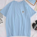 Kpopshop Originals - T-shirts Rainbow Striped Soft Loose Embroidery T-shirt - Kpopshop