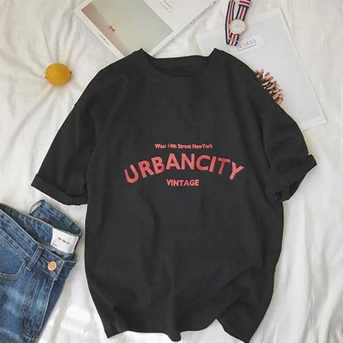 Kpopshop Originals - T-shirts Rainbow Striped Soft Loose Embroidery T-shirt - Kpopshop